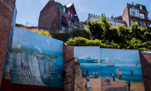 Alabasterküste - Malerei in Le Tréport